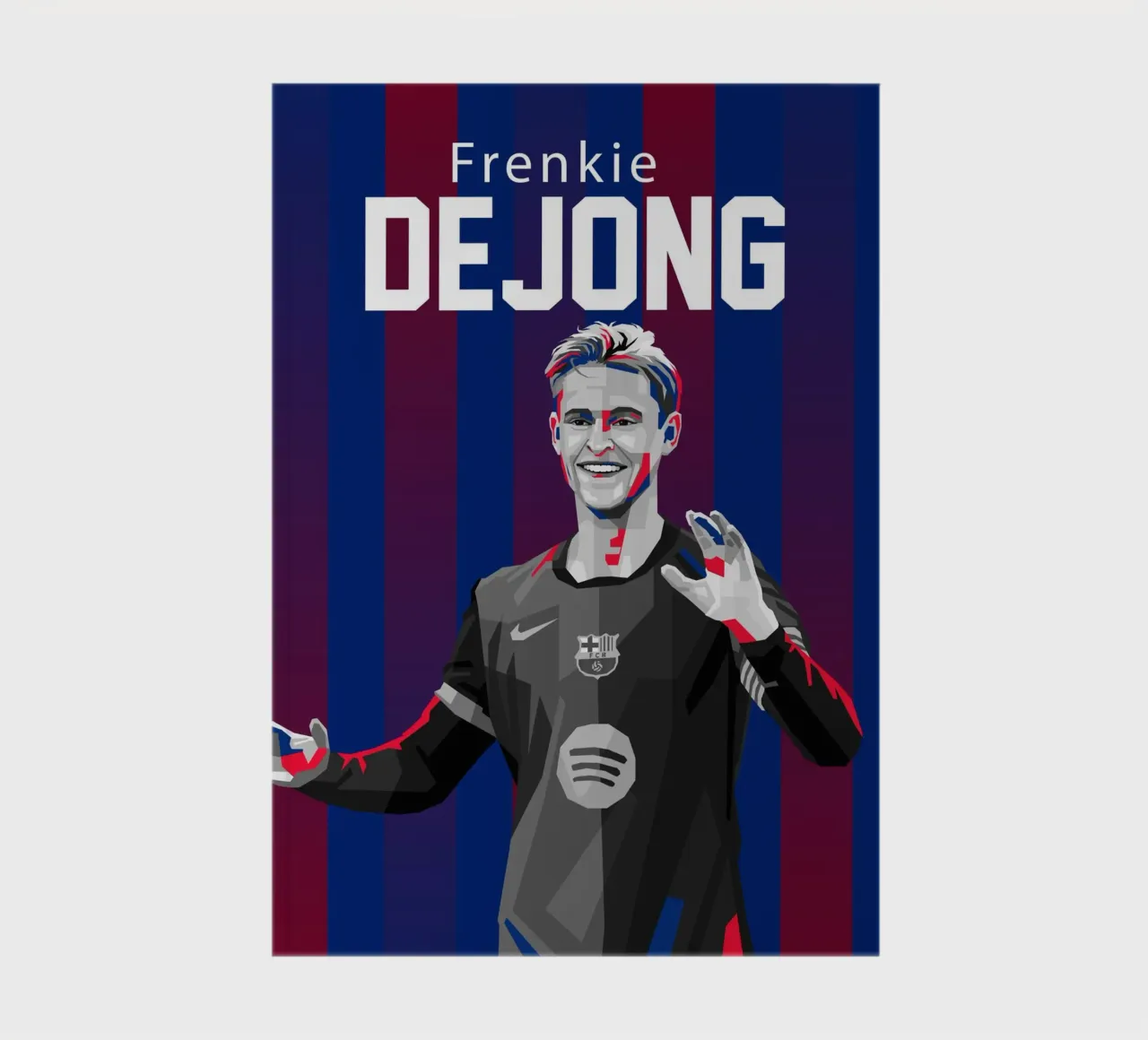 Frenkie De Jong notebook by WPAP MALANG