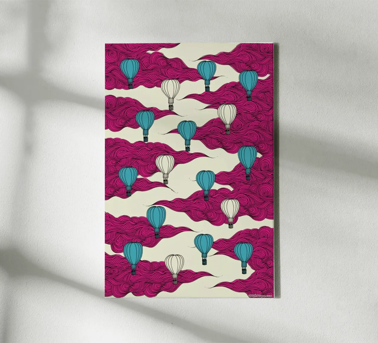 Wrapping Paper Balloons tela con Cornice a cassetta da a Love Supreme
