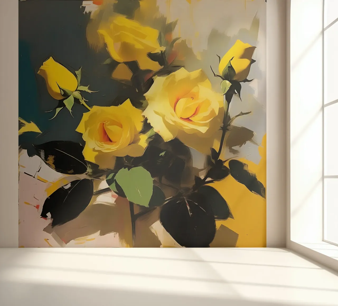 Flowers_yellow_2 photo wallpaper by Farb- und Blütenzauber by LK