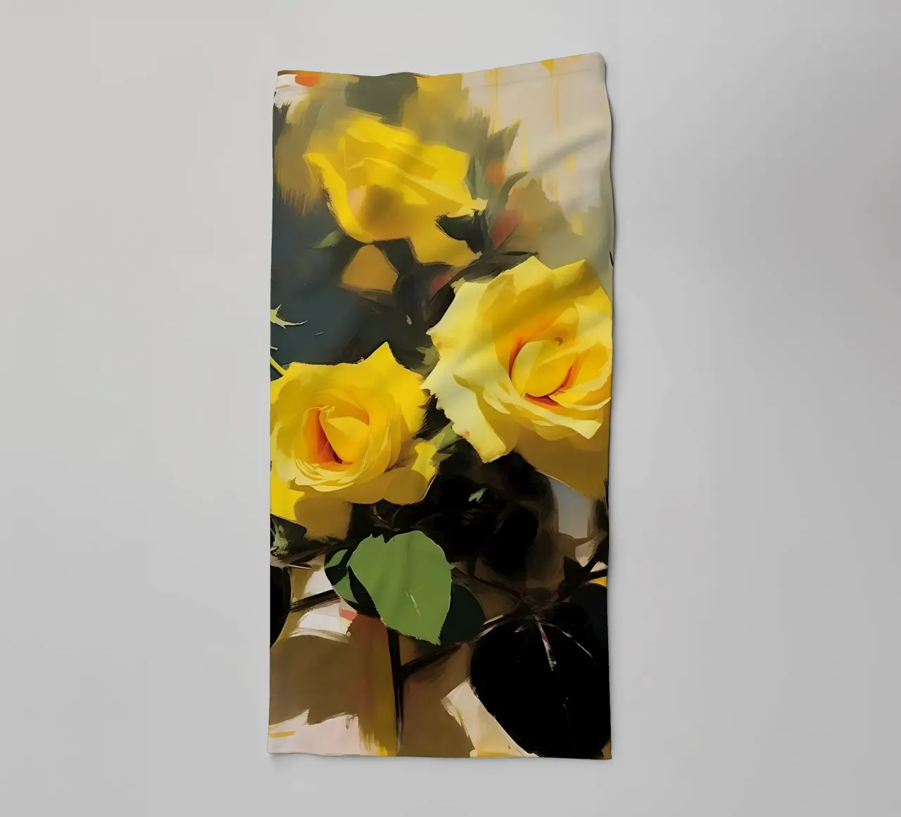fleurs_jaune_2 serviette de bain de Farb- und Blütenzauber by LK