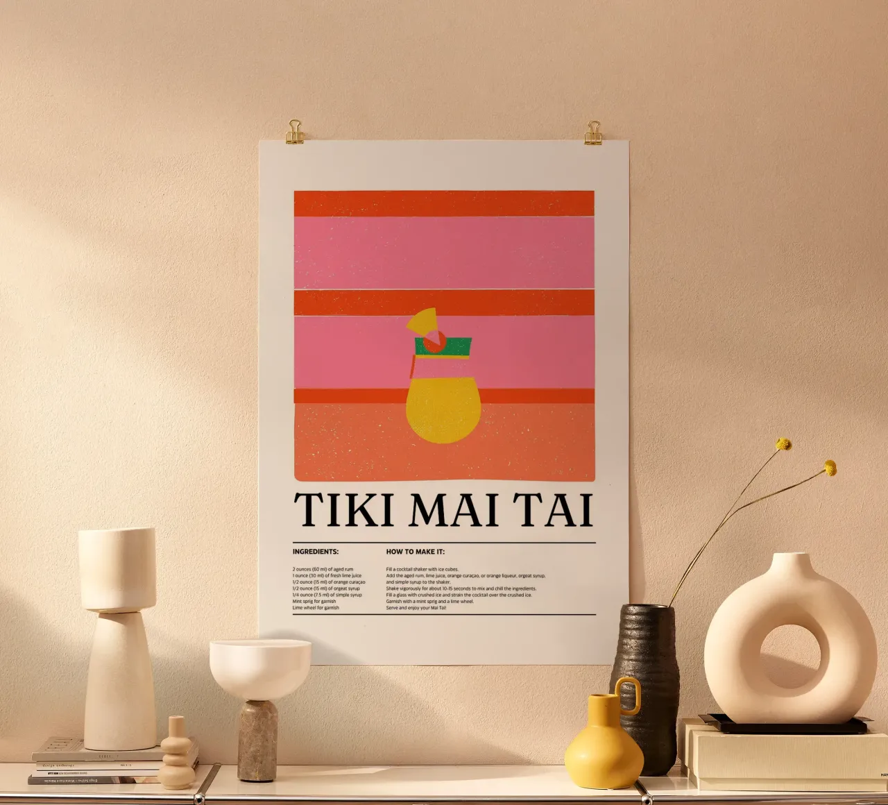 cocktail mai ci crede poster da E Cannon
