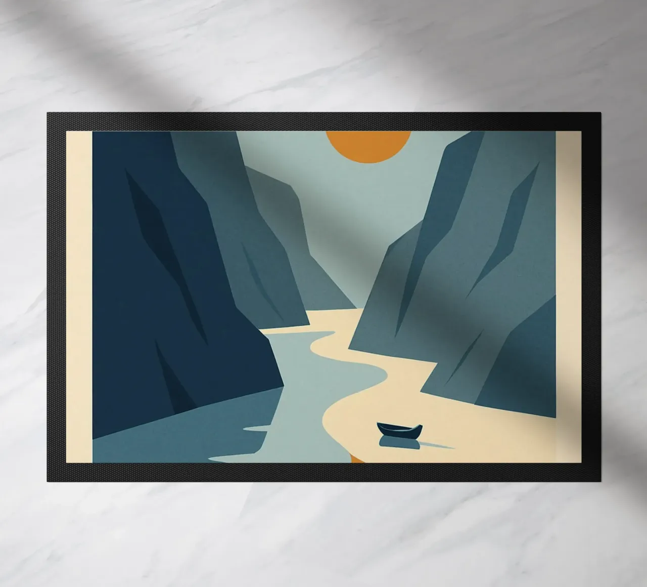 FJORD - Silenzio crudo e bellezza verticale zerbino da JETLAG | affiches voyage