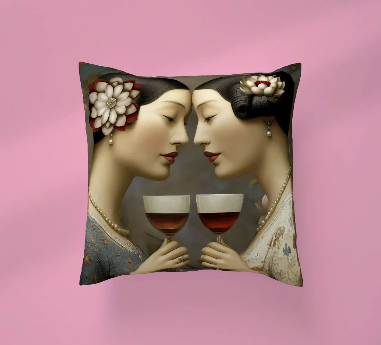Two of Cups cuscino da christephania