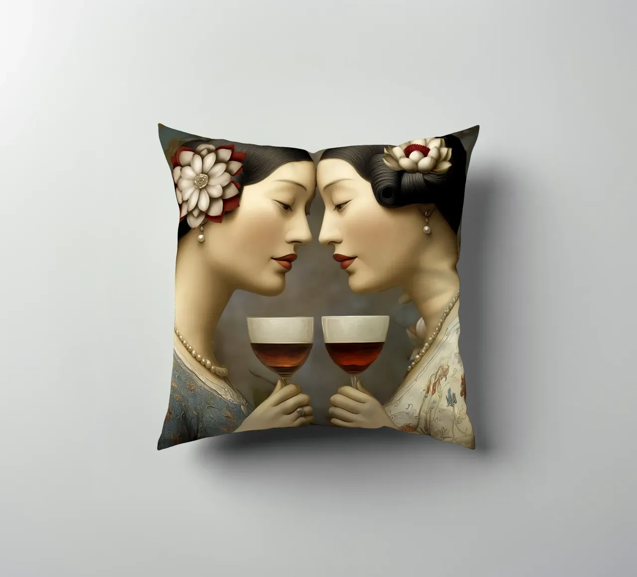 Two of Cups cuscino da christephania