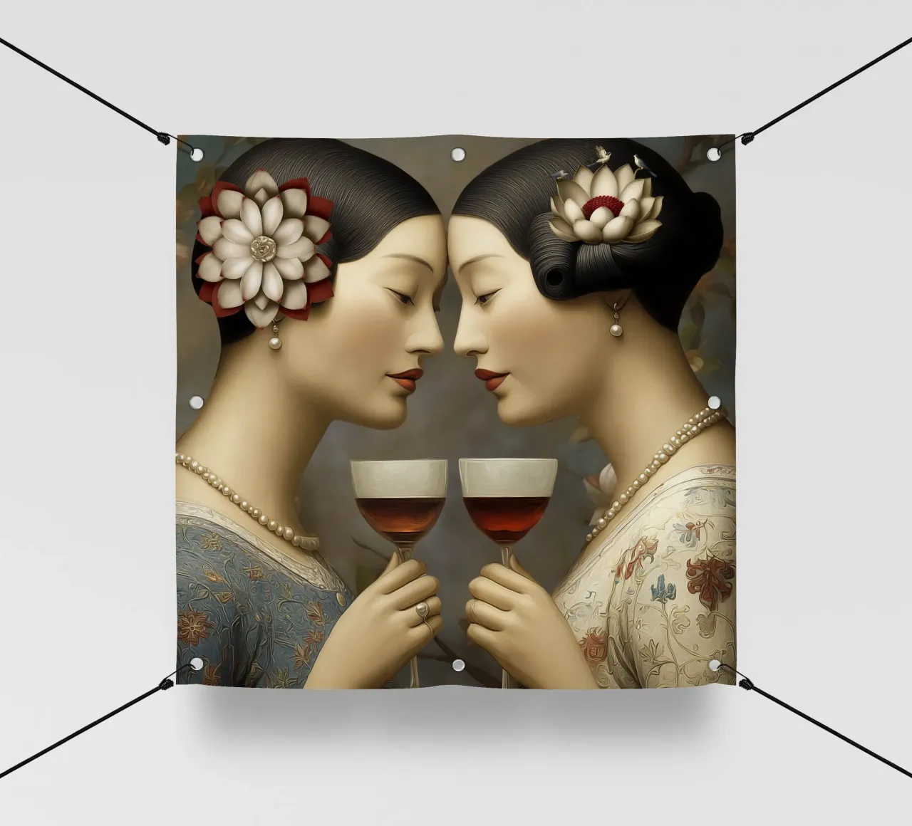 Two of Cups telo in pvc da christephania