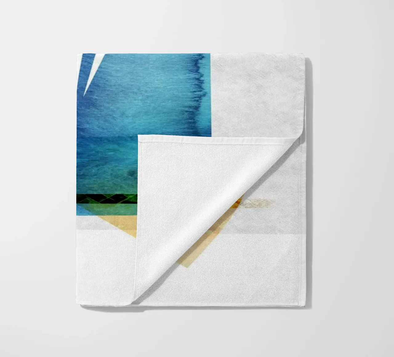 abstract watercolor telo mare da vintageshop