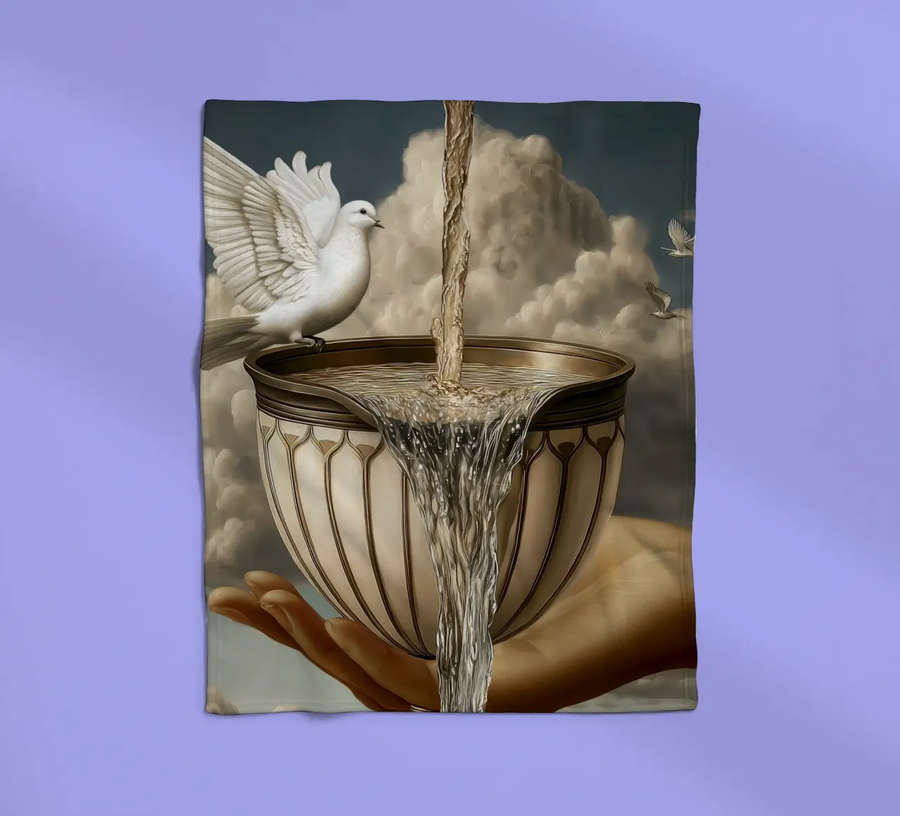 Ace of Cups coperta in pile da christephania