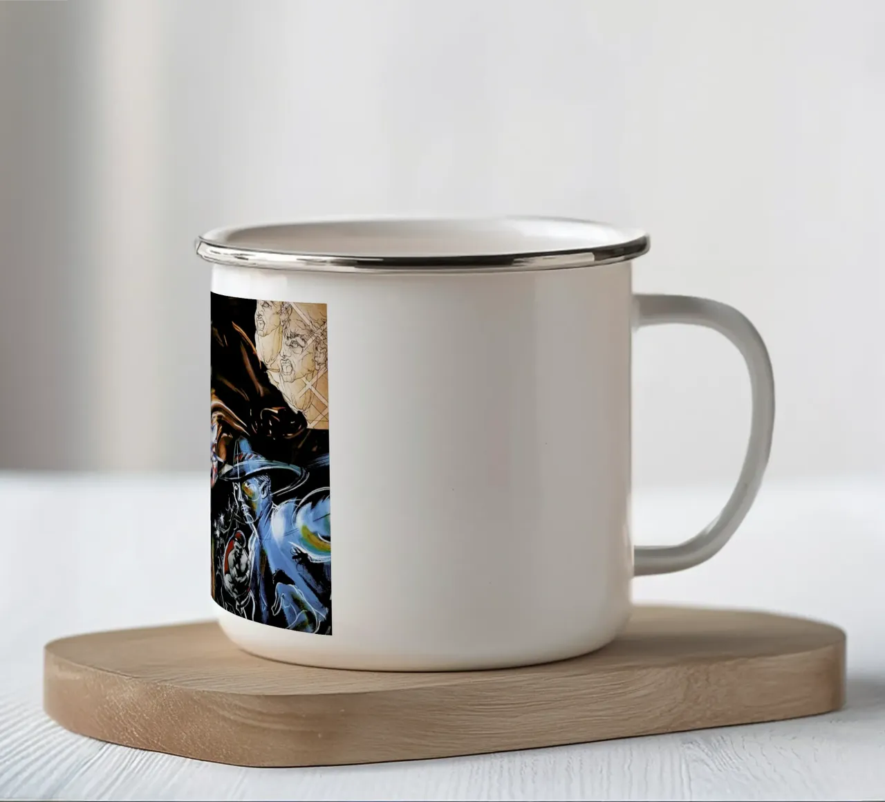 Black Is Beautiful, 1976 tazza in smalto da Gothans Papierwelten