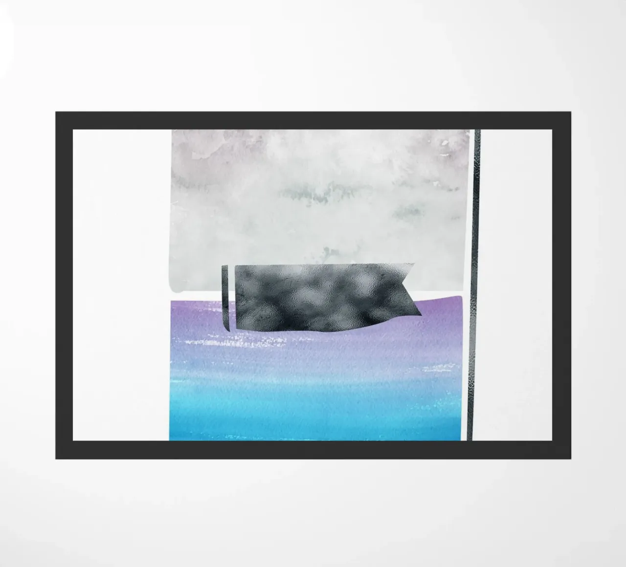 abstract square watercolor zerbino da vintageshop