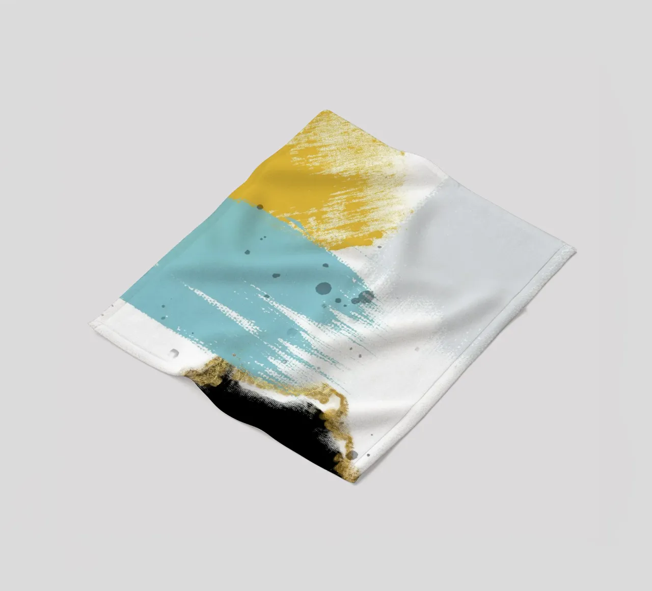 abstract brushstrokes colors 1 coperta in pile da vintageshop