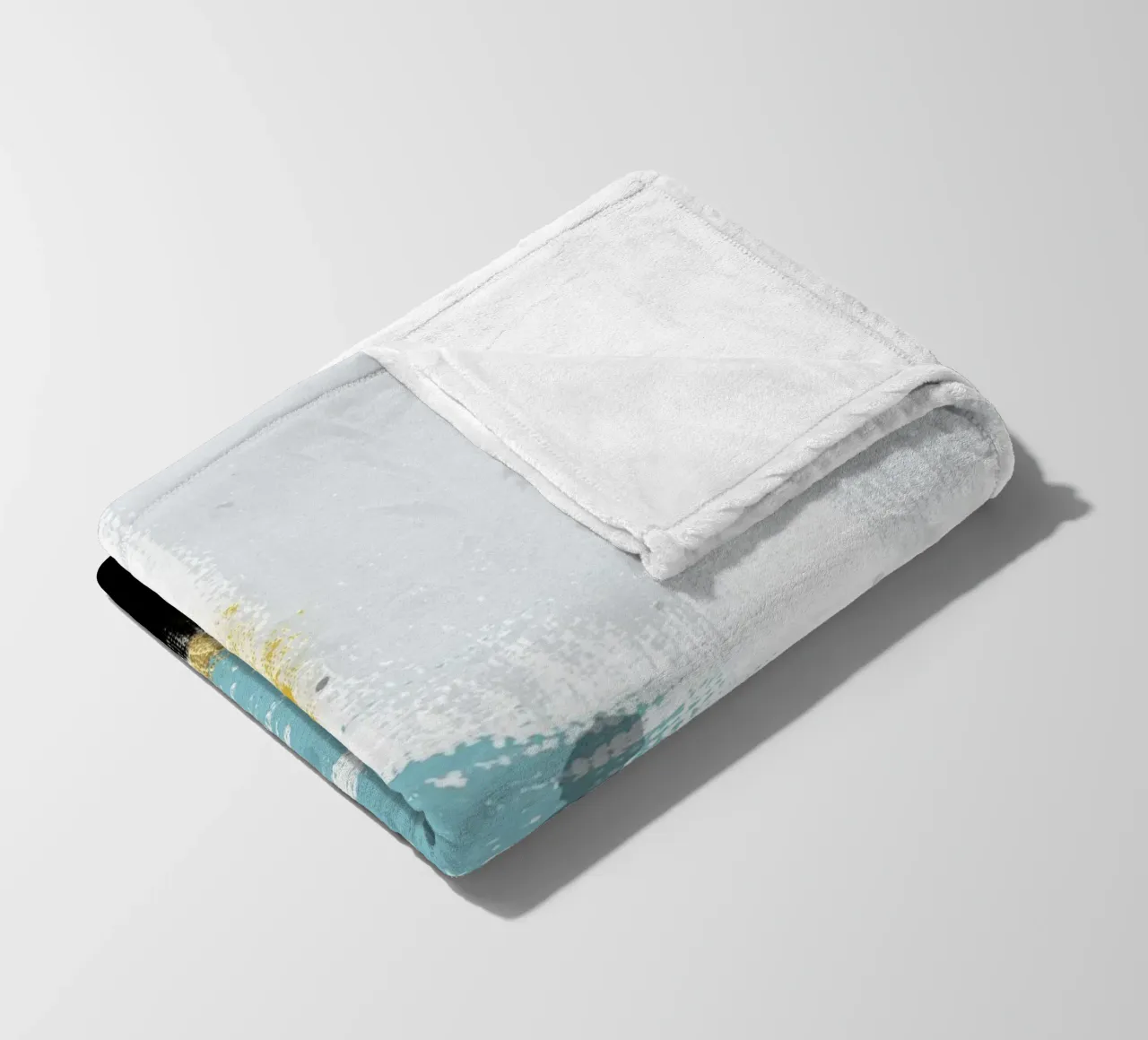 abstract brushstrokes colors 1 coperta in pile da vintageshop