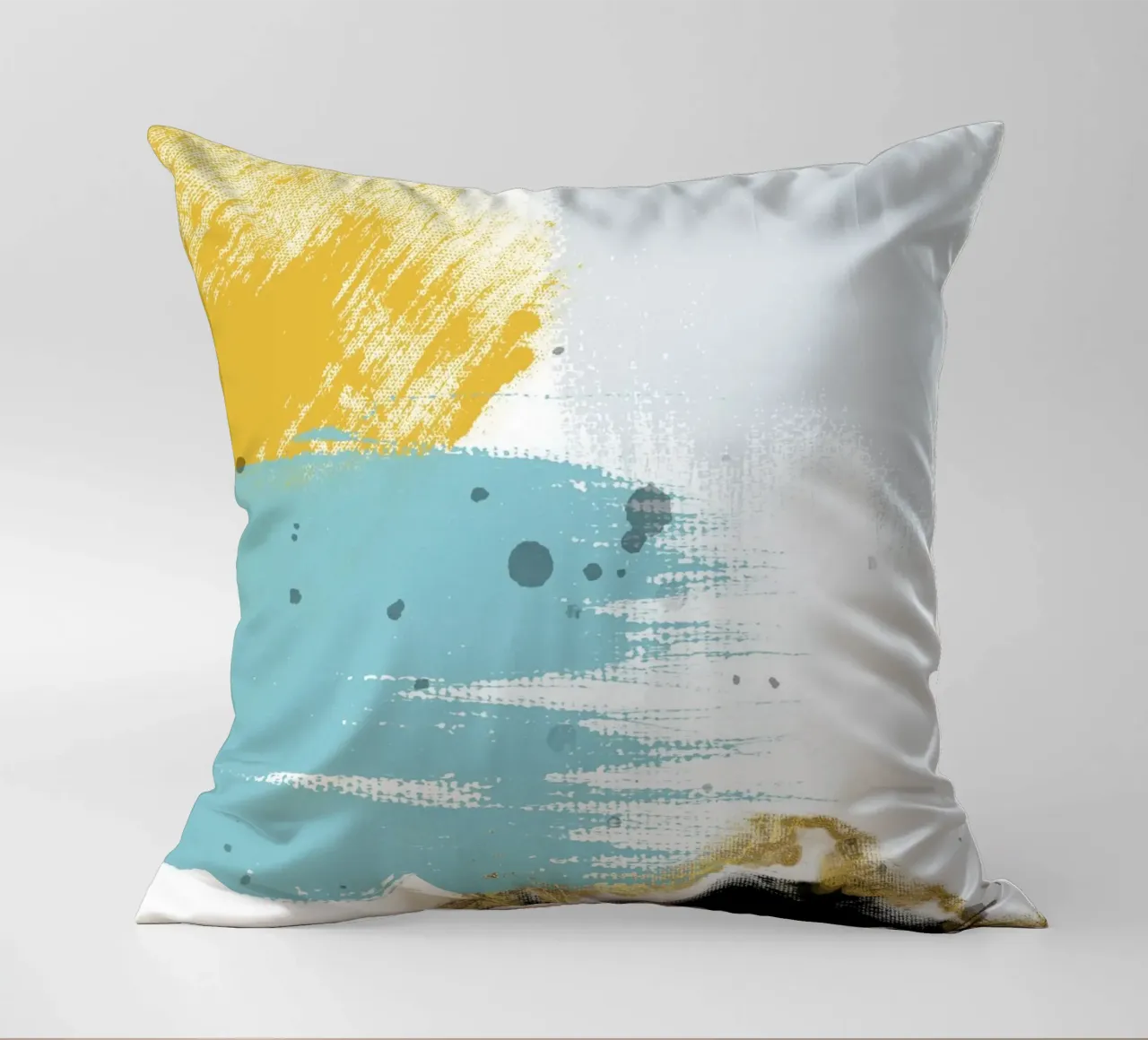 abstract brushstrokes colors 1 cuscino da vintageshop