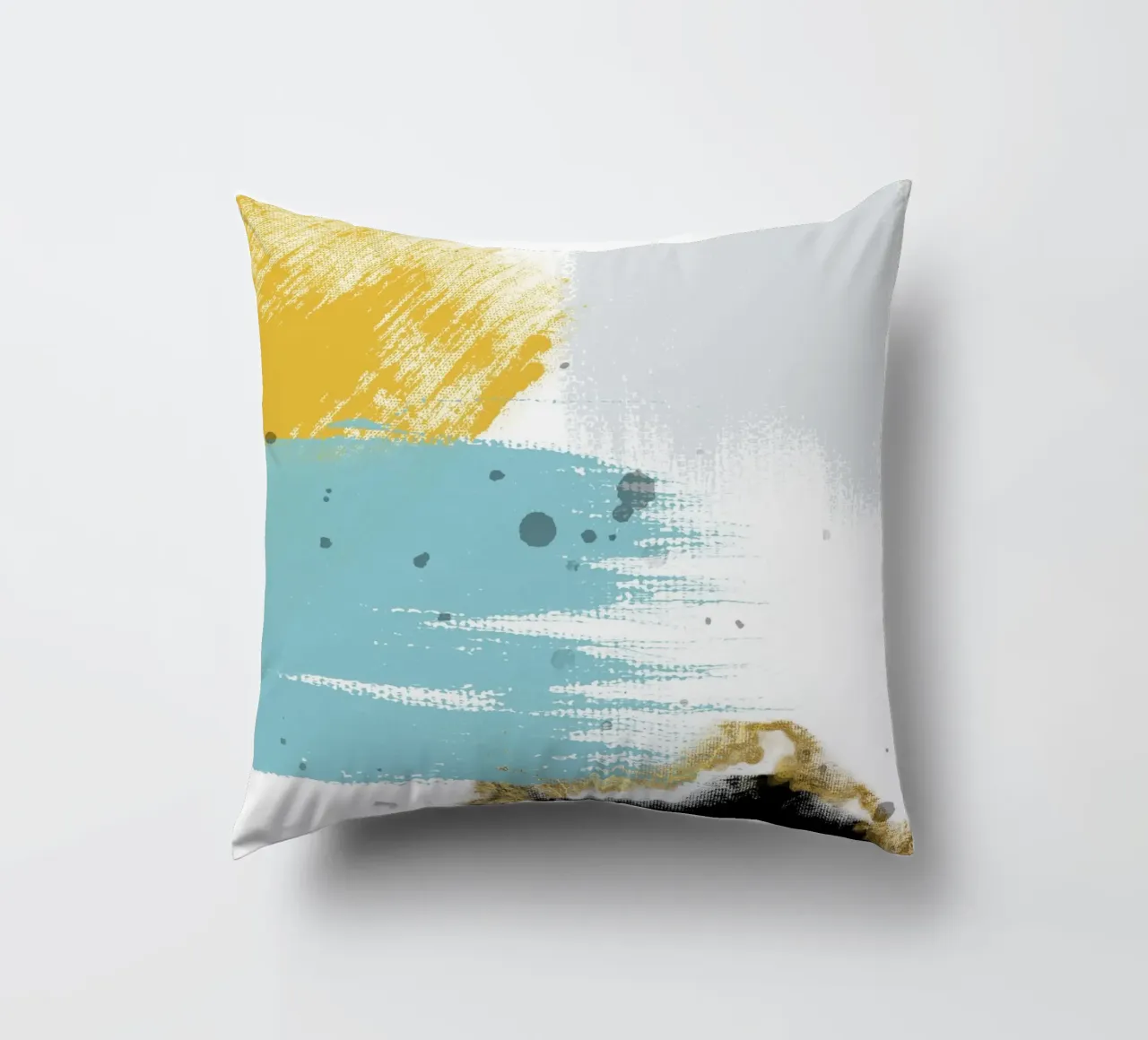 abstract brushstrokes colors 1 cuscino da vintageshop