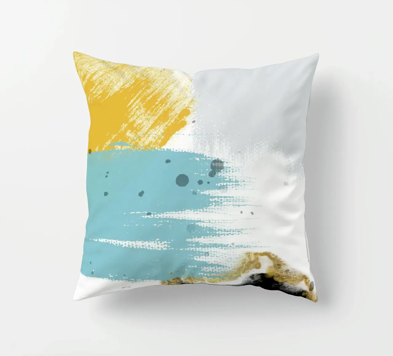 abstract brushstrokes colors 1 cuscino da vintageshop