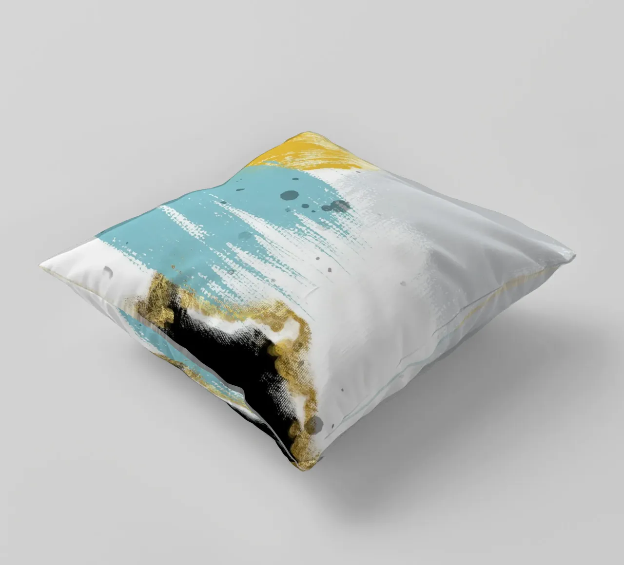 abstract brushstrokes colors 1 cuscino da vintageshop