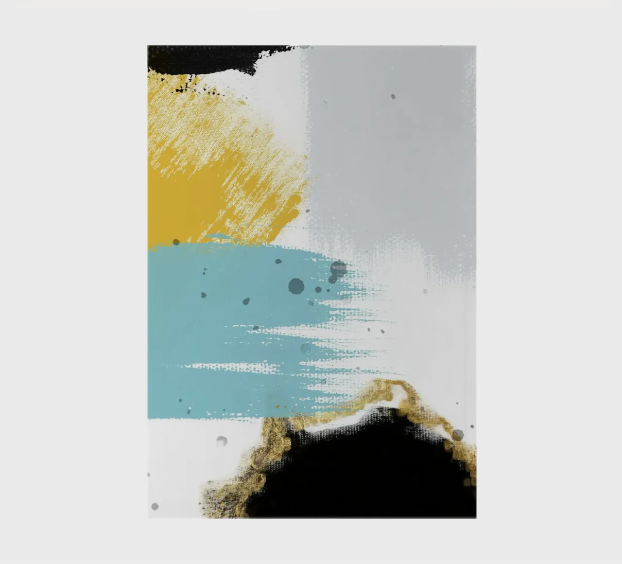 abstract brushstrokes colors 1 notebook by vintageshop