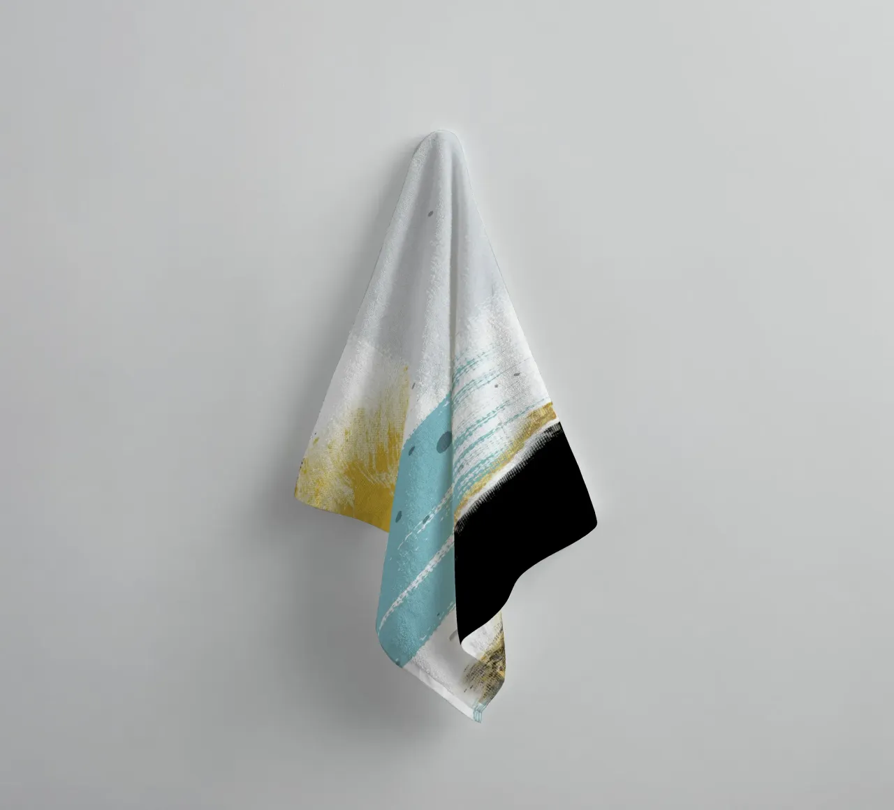 abstract brushstrokes colors 1 asciugamano da bagno da vintageshop