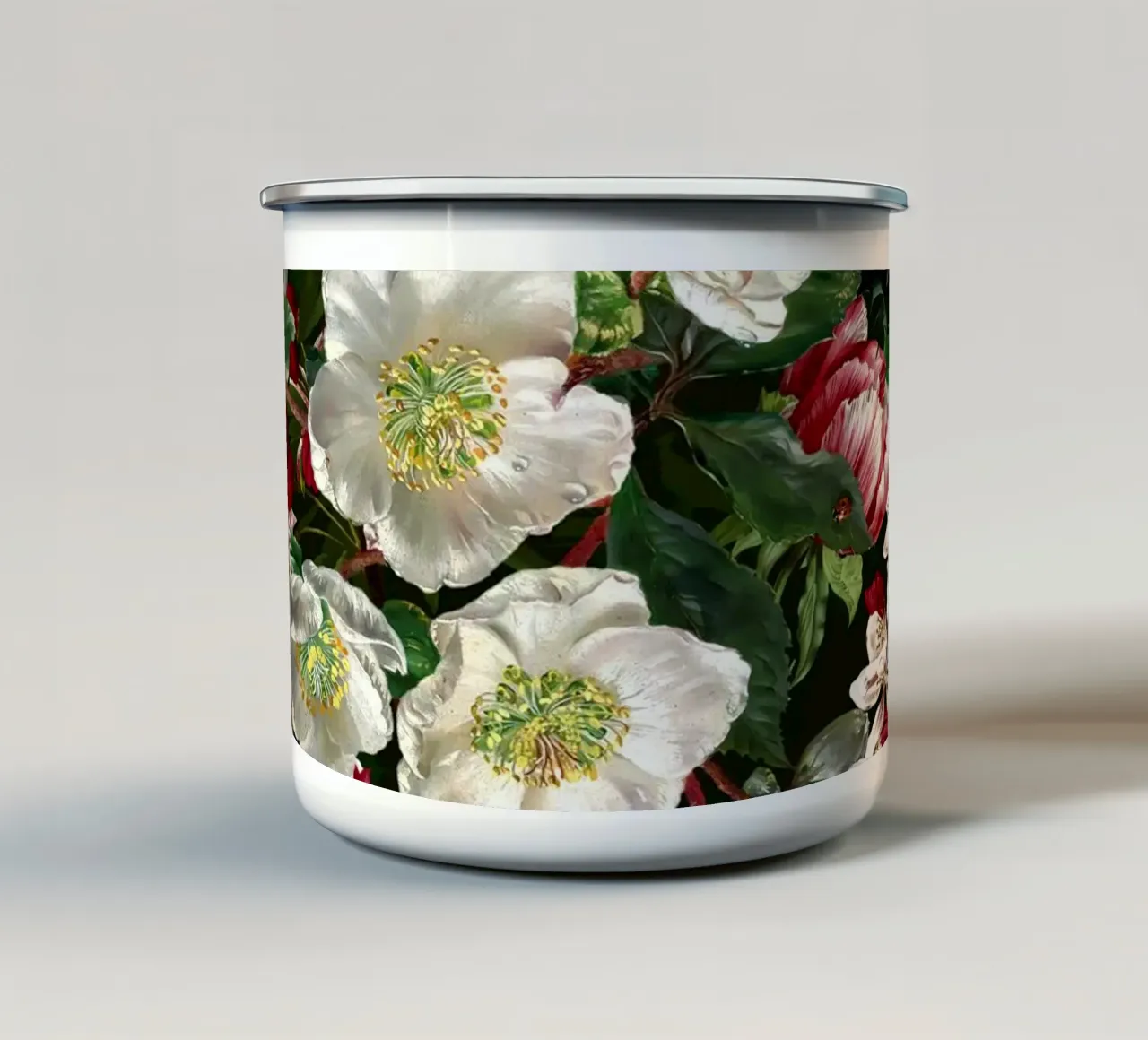 Midnight Garden XV tazza in smalto da burcukorkmazyurek