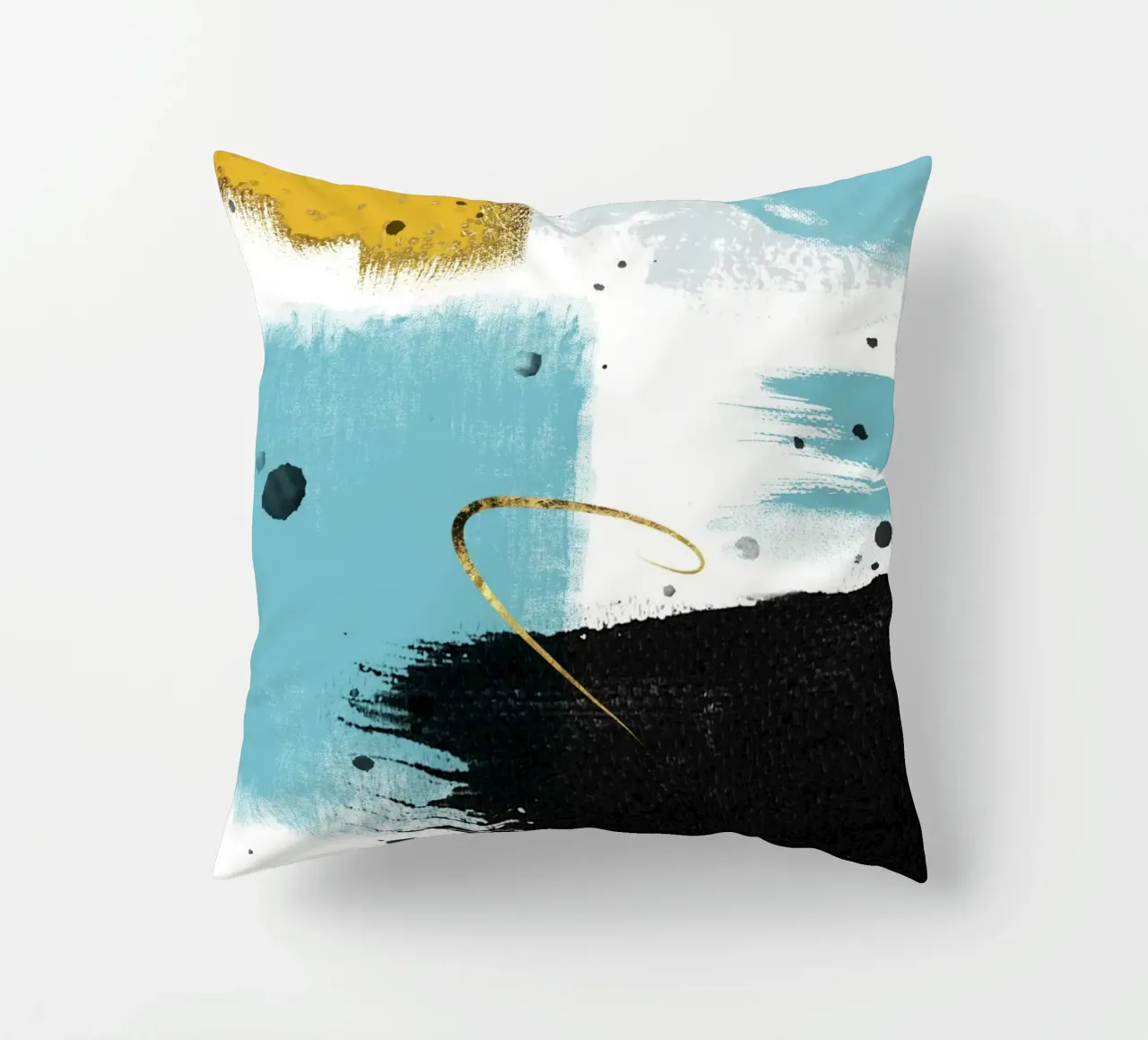 abstract brushstrokes colors 2 cuscino da vintageshop