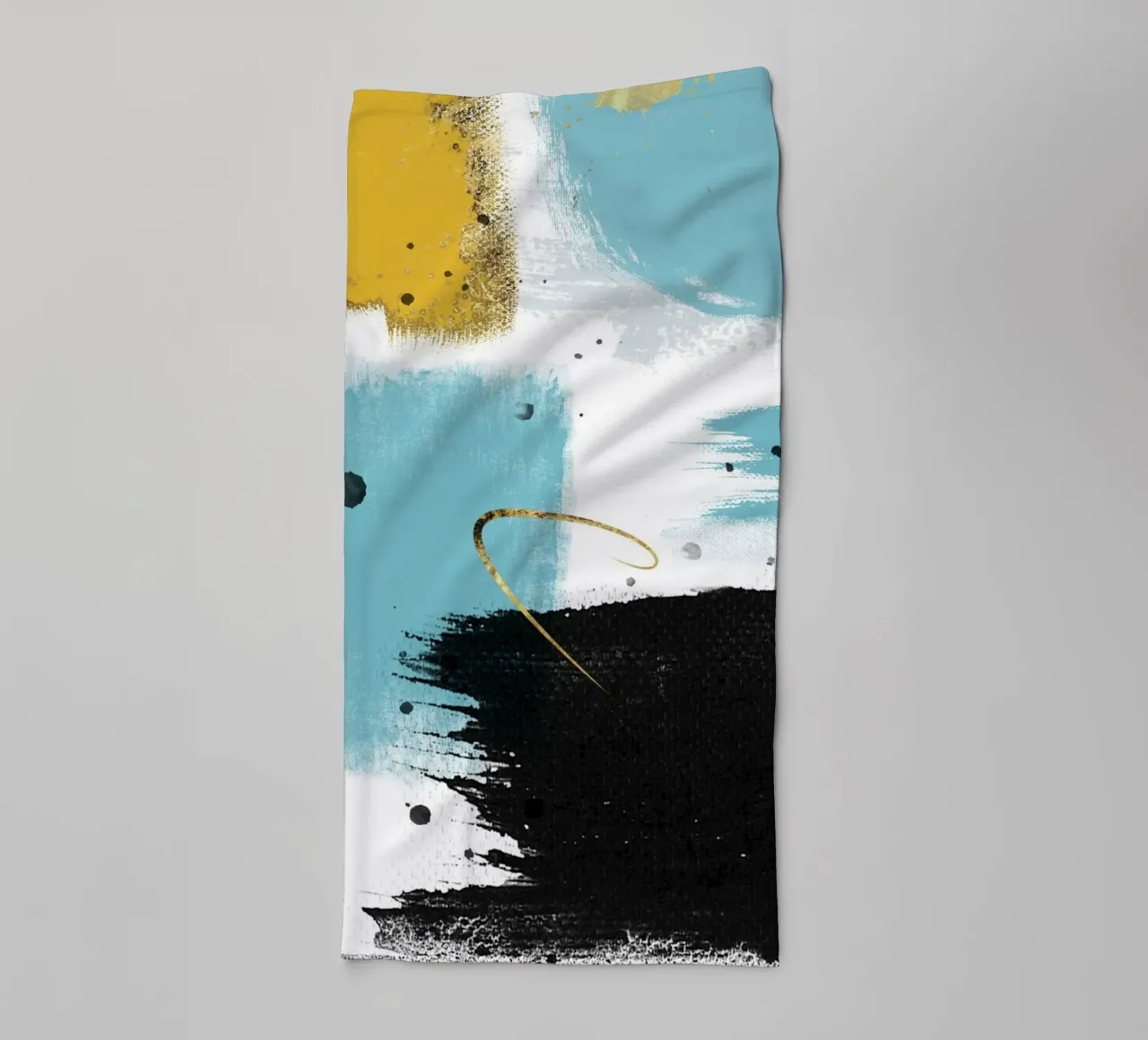 abstract brushstrokes colors 2 asciugamano da bagno da vintageshop