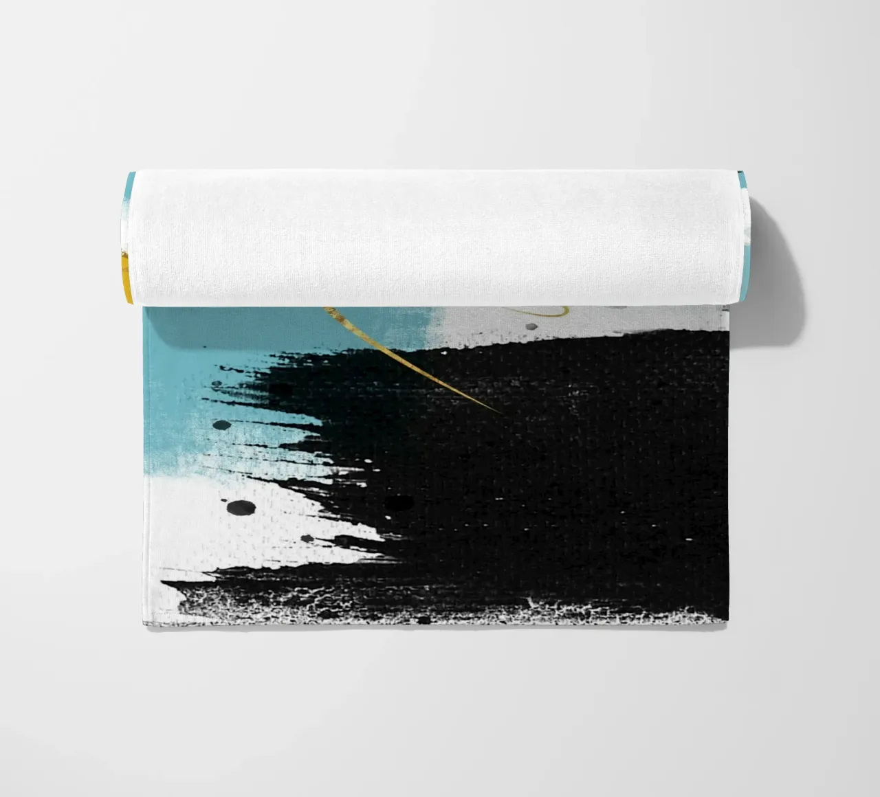 abstract brushstrokes colors 2 telo mare da vintageshop