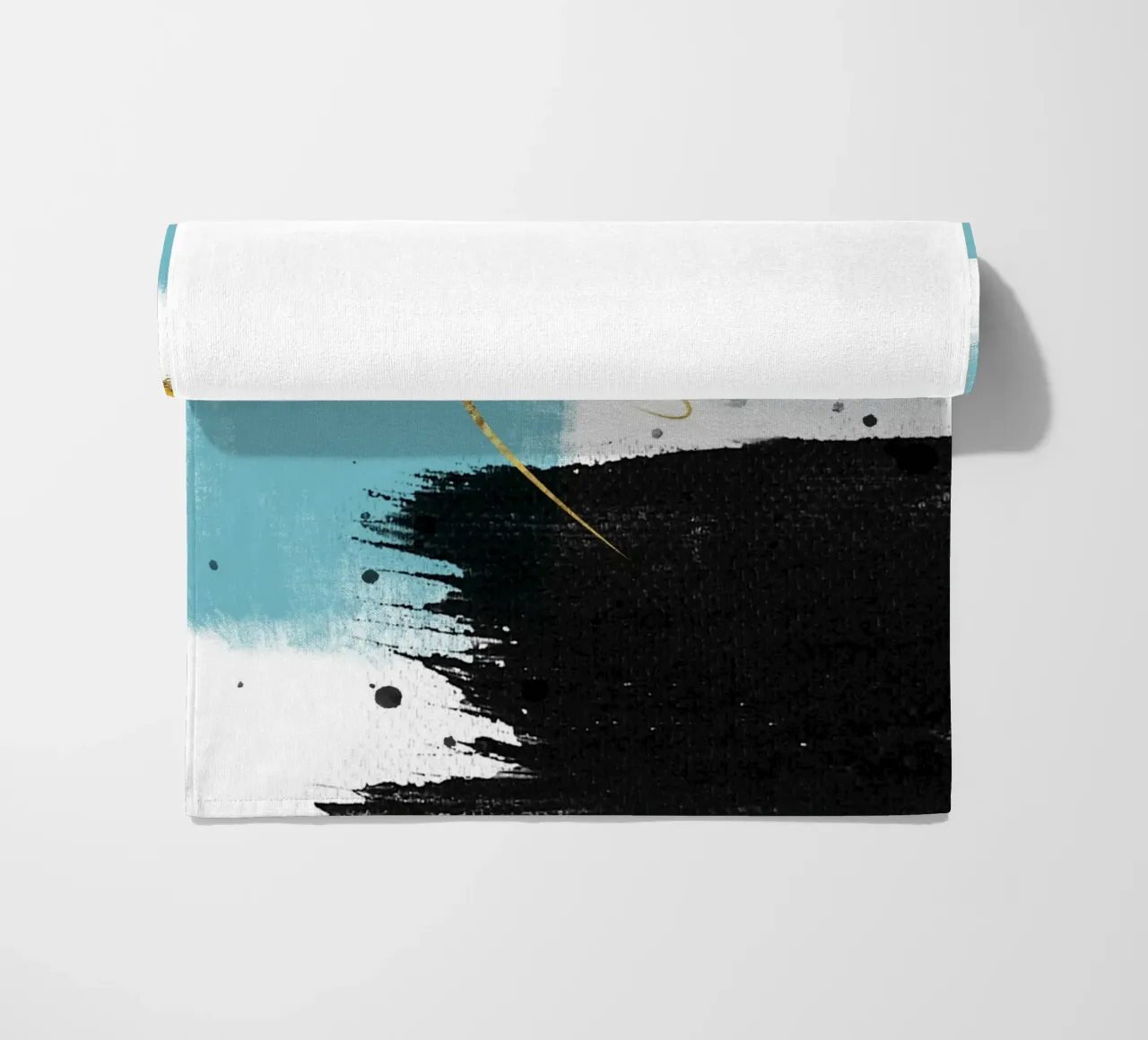 abstract brushstrokes colors 2 telo mare da vintageshop