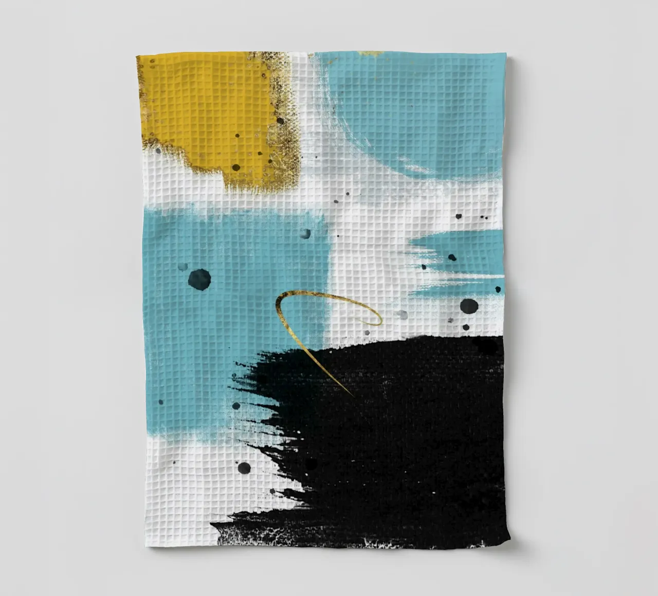 abstract brushstrokes colors 2 canovaccio da cucina da vintageshop