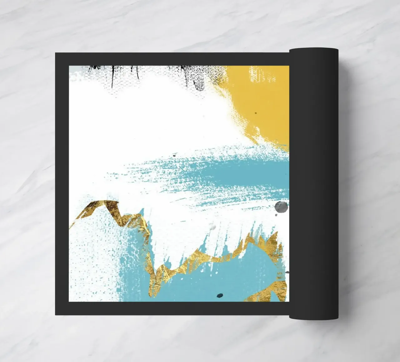 abstract brushstrokes colors 3 zerbino da vintageshop