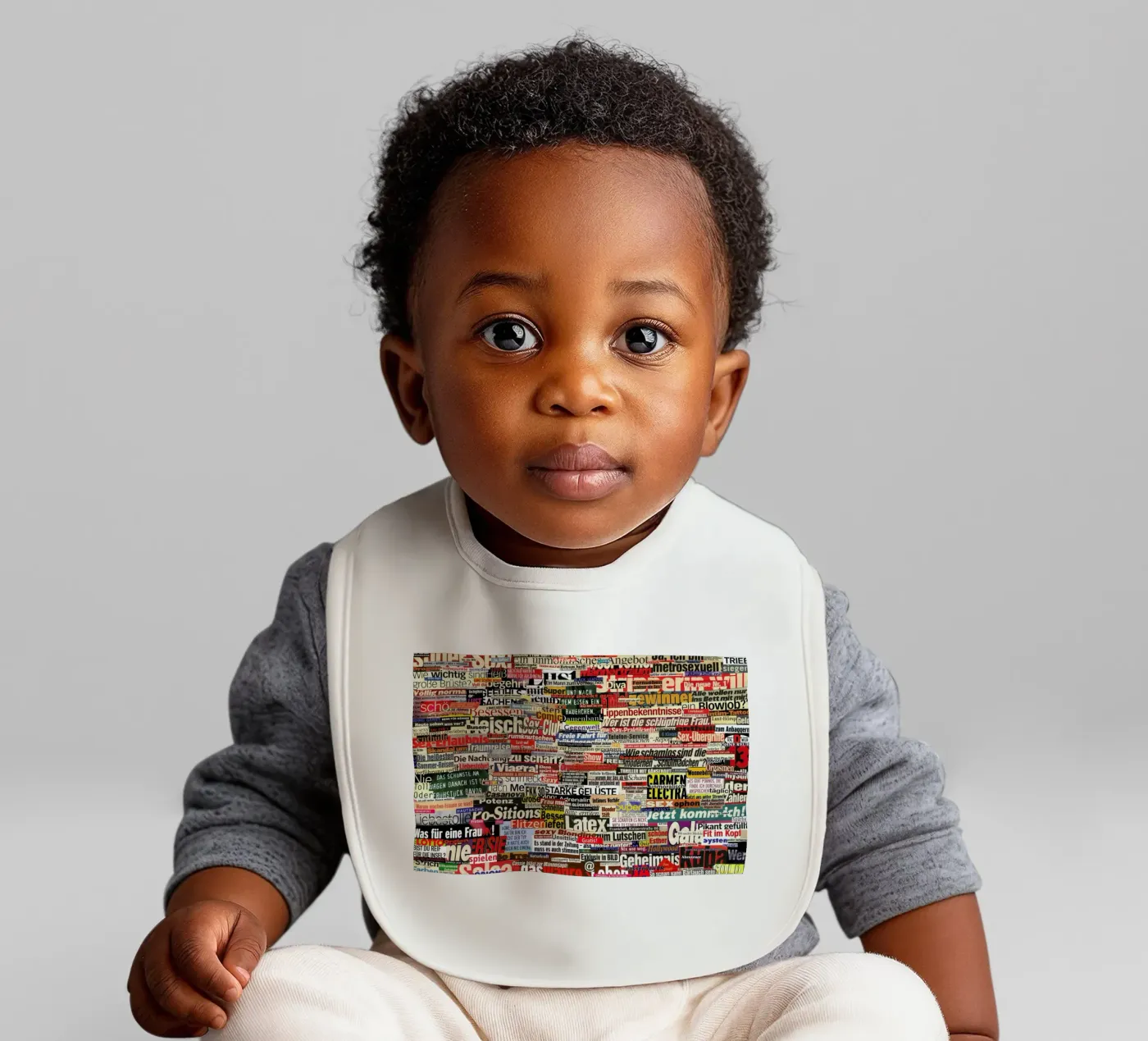 Headlines, 2005 Babylätzchen von Gothans Papierwelten