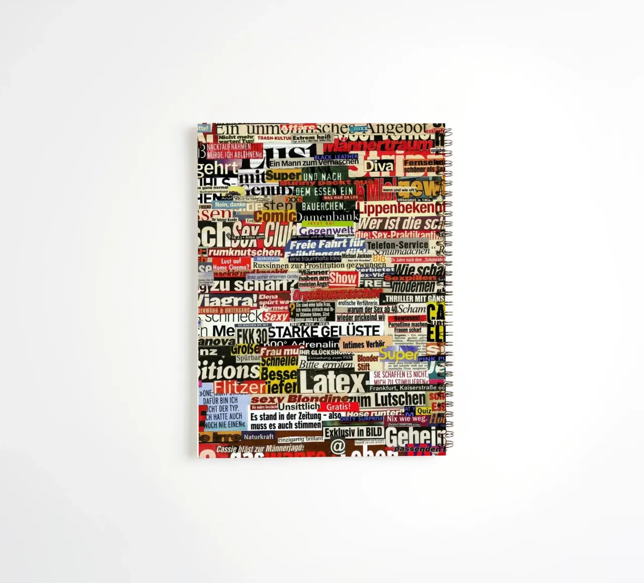 Headlines, 2005 spiral notebook by Gothans Papierwelten