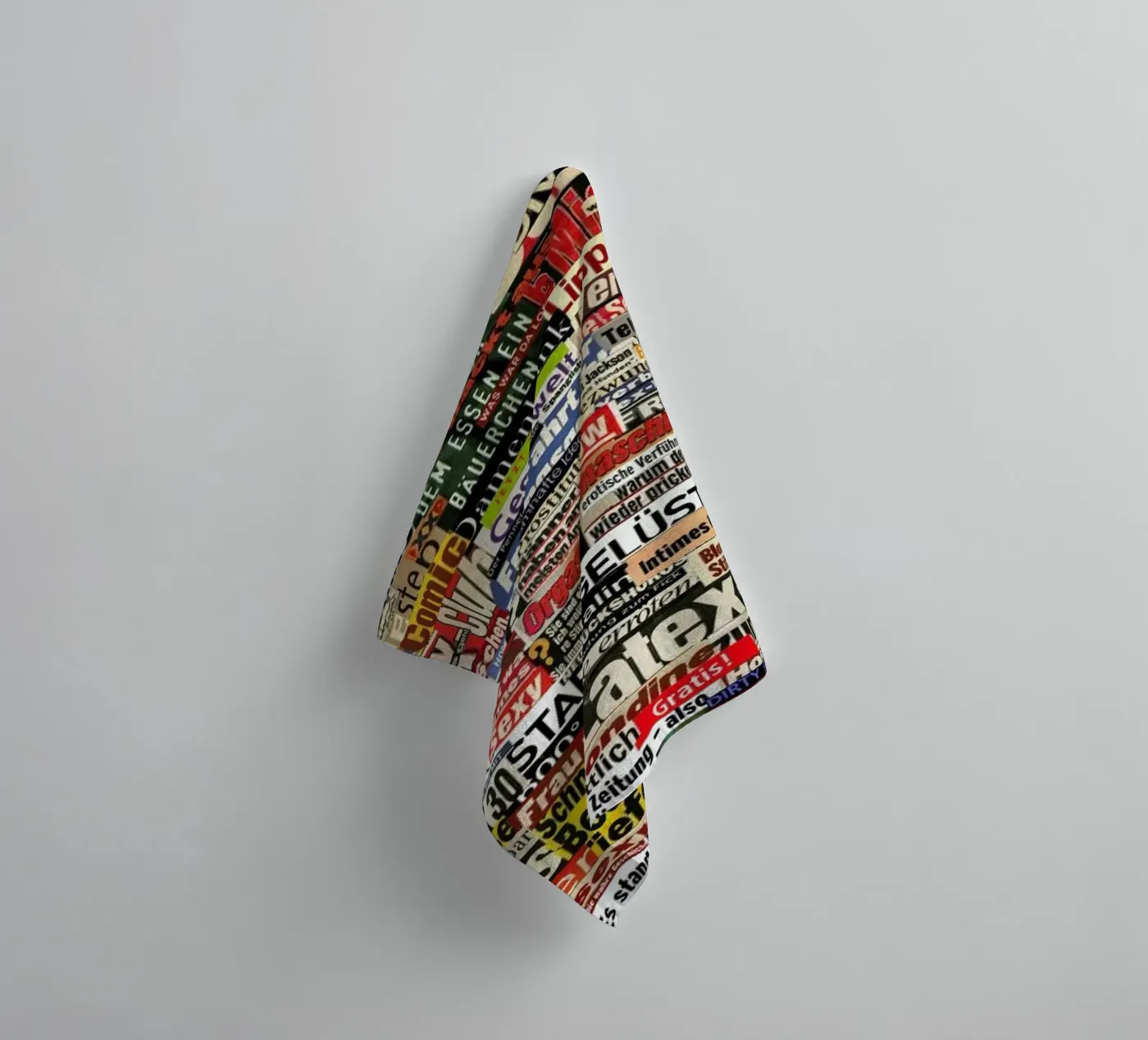 Headlines, 2005 badhanddoek van Gothans Papierwelten