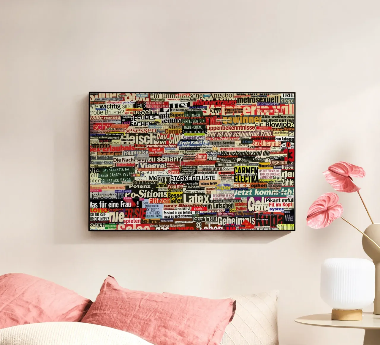 Headlines, 2005 plexiglass da Gothans Papierwelten