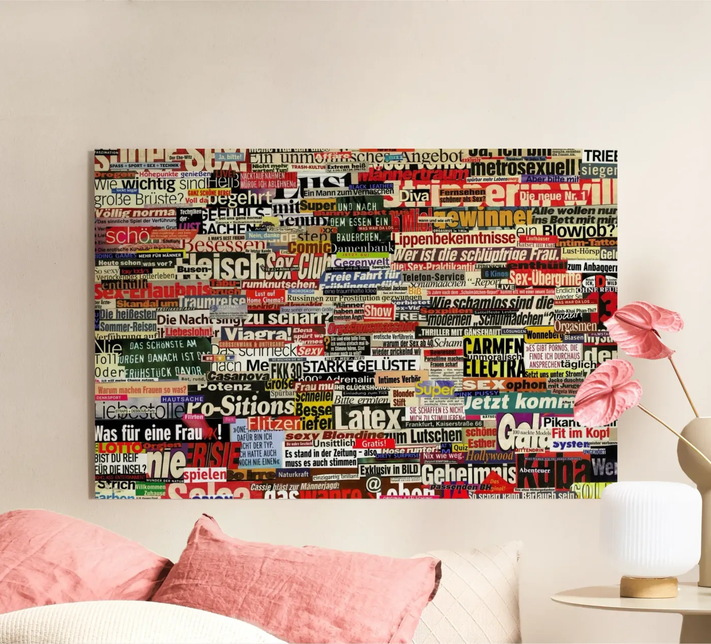 Headlines, 2005 plexiglass da Gothans Papierwelten