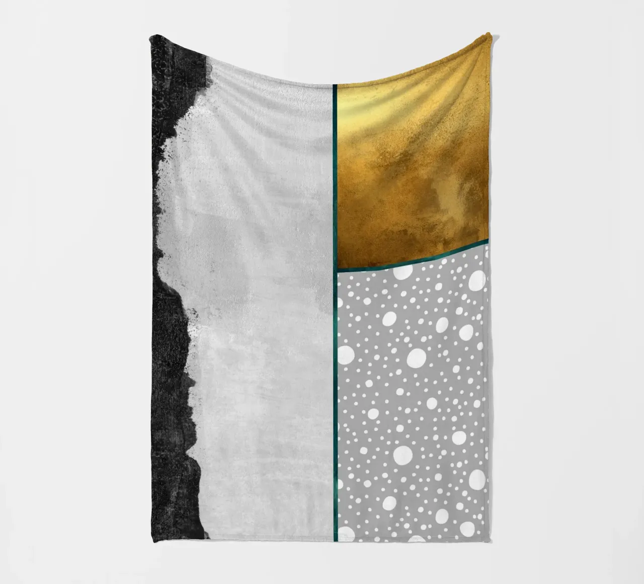 abstract geometric pop coperta in pile da vintageshop