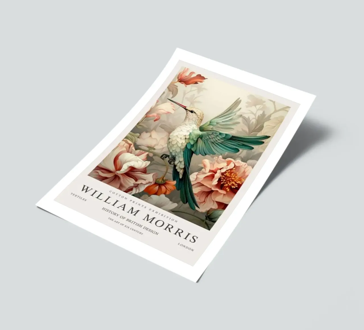 a hummingbird flying in a flowering tree sticker sheet by Ropech Shop