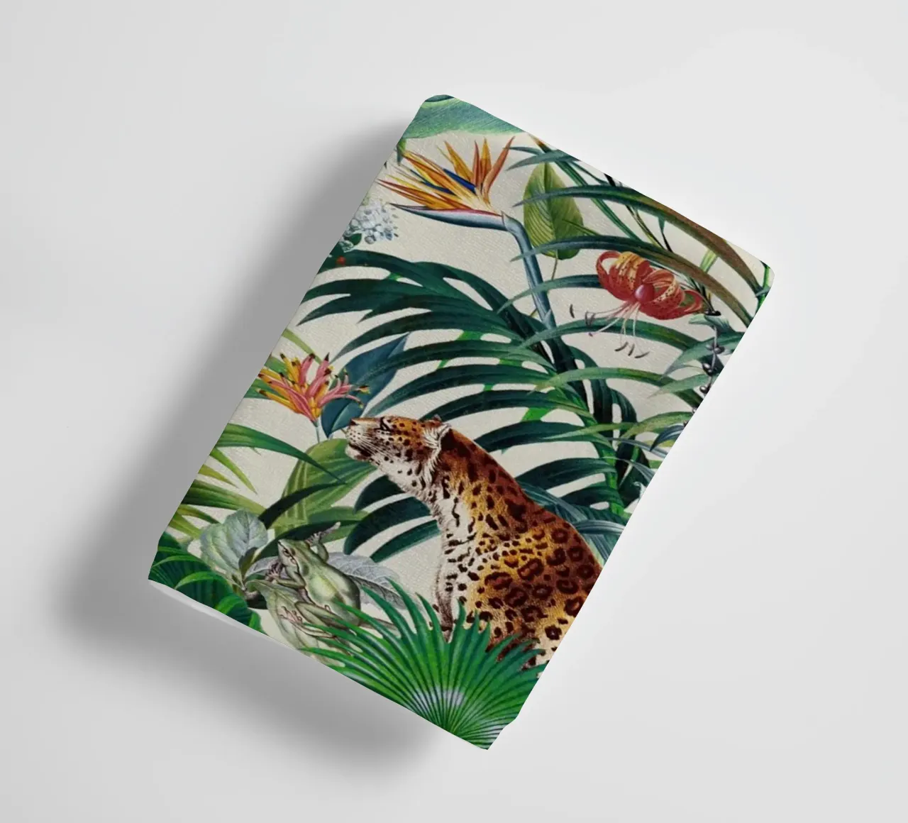 Floral And Animals Pattern III asciugamano da bagno da burcukorkmazyurek