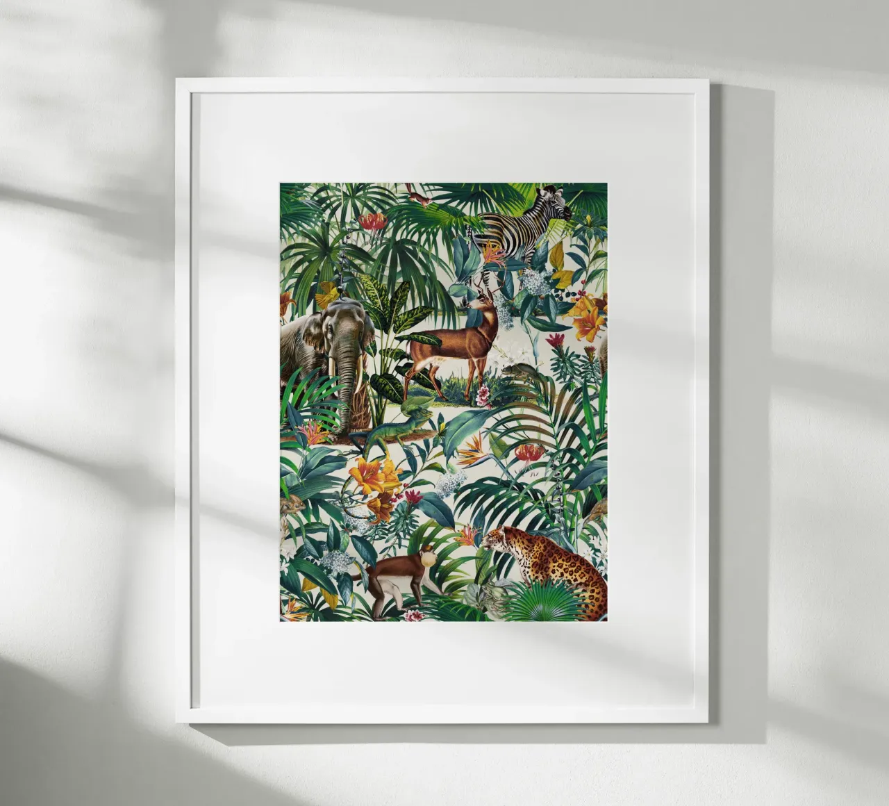 Floral And Animals Pattern III Poster von burcukorkmazyurek
