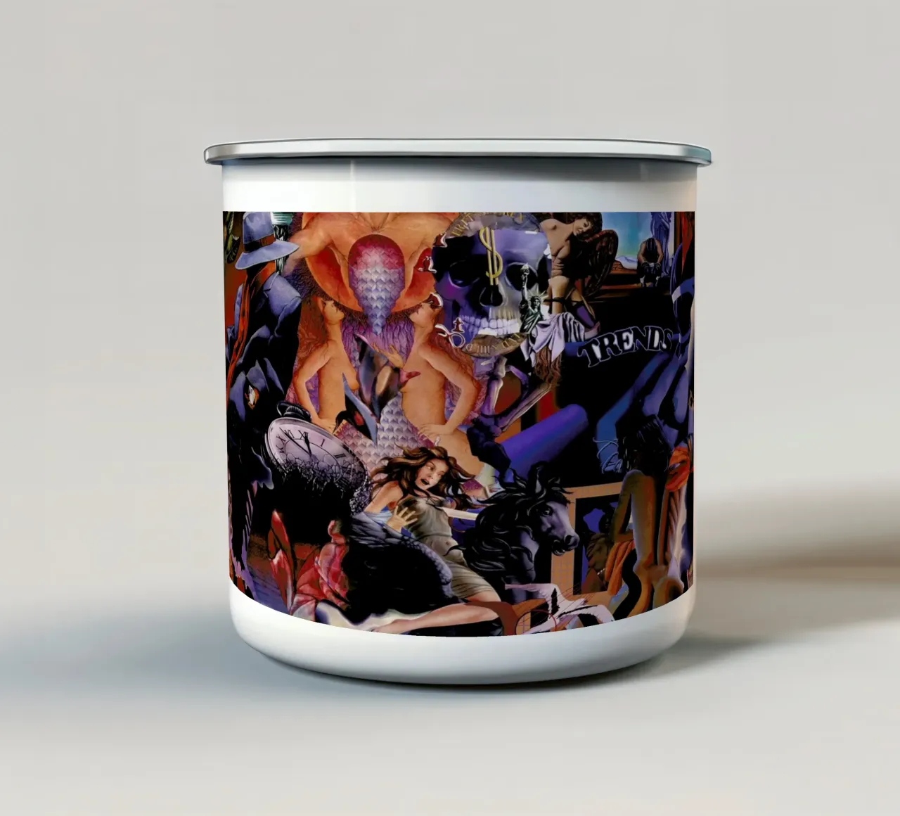 Le Paradis, 1981 tazza in smalto da Gothans Papierwelten