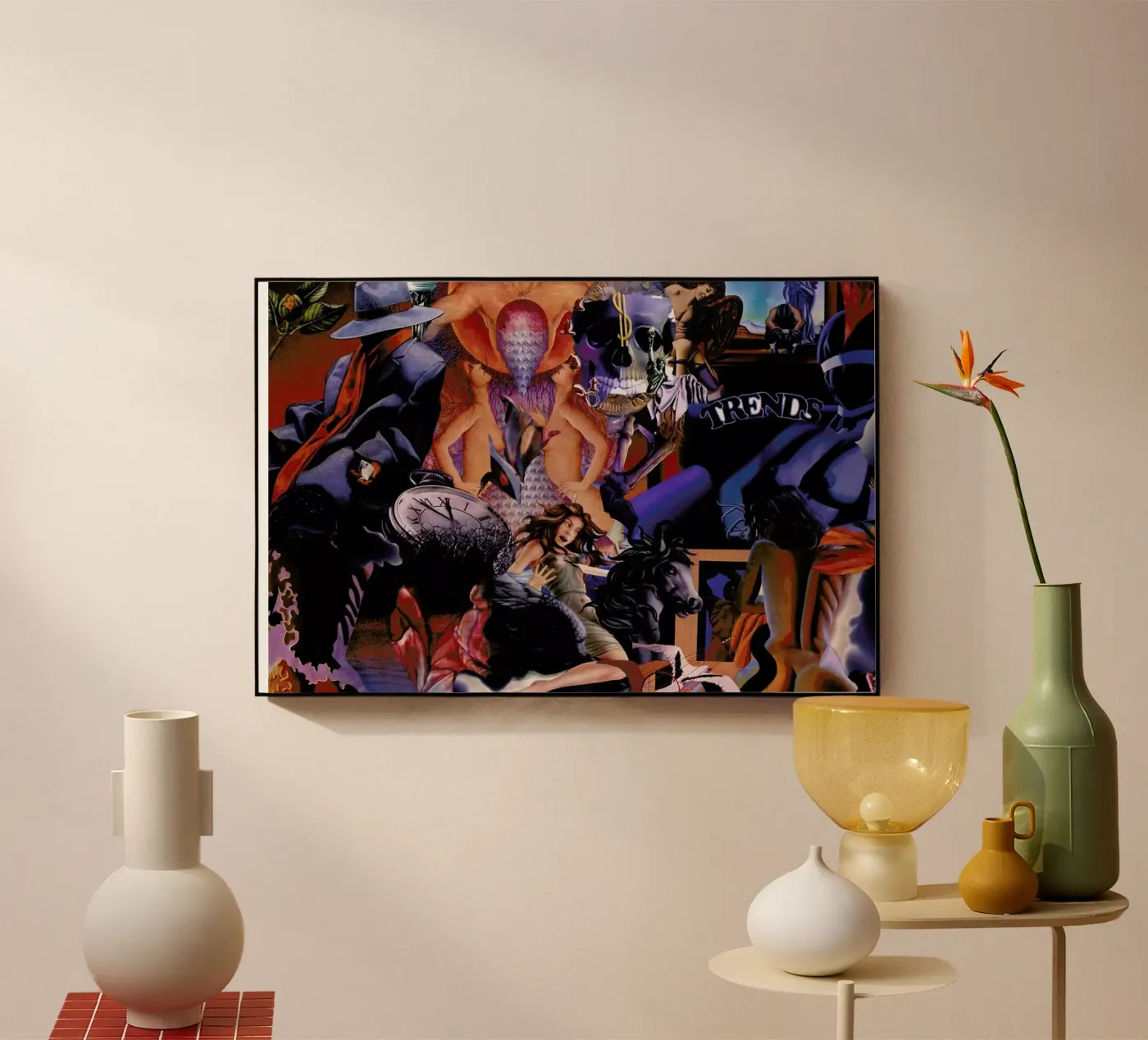 Le Paradis, 1981 acrylic glass by Gothans Papierwelten