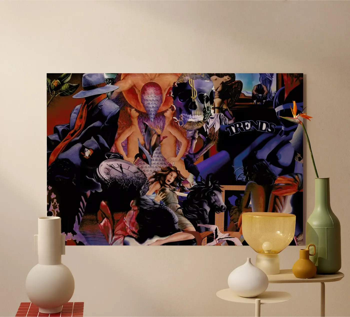 Le Paradis, 1981 acrylic glass by Gothans Papierwelten