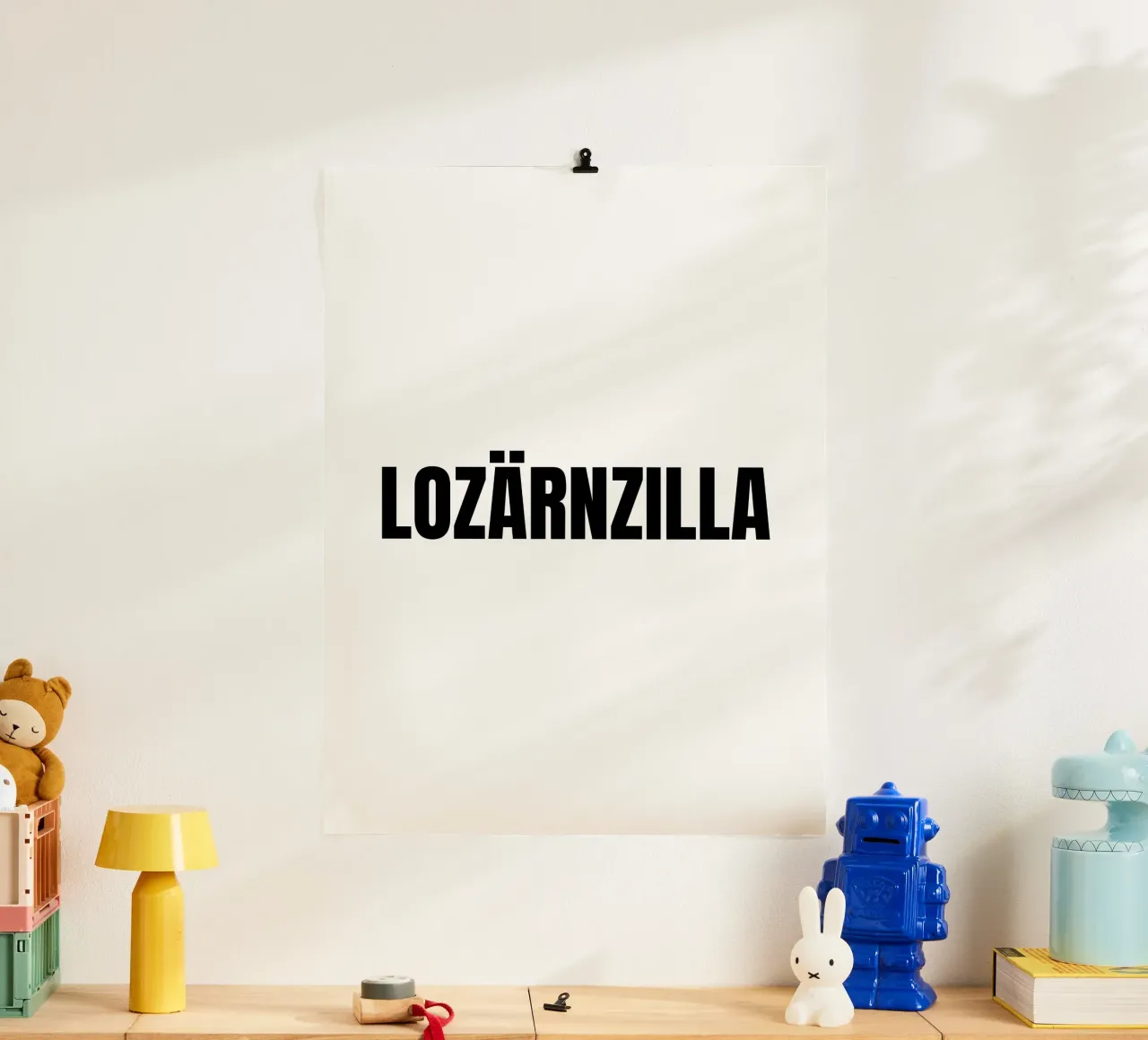Lozärnzilla, Luzern carta hahnemühle da LucernePictures