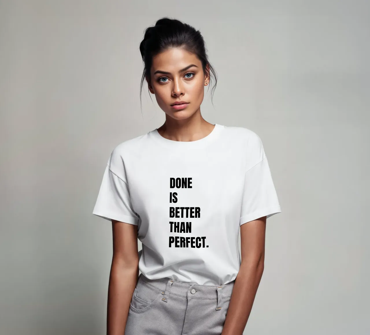 Done is better than perfect t-shirt da RB-Quotes