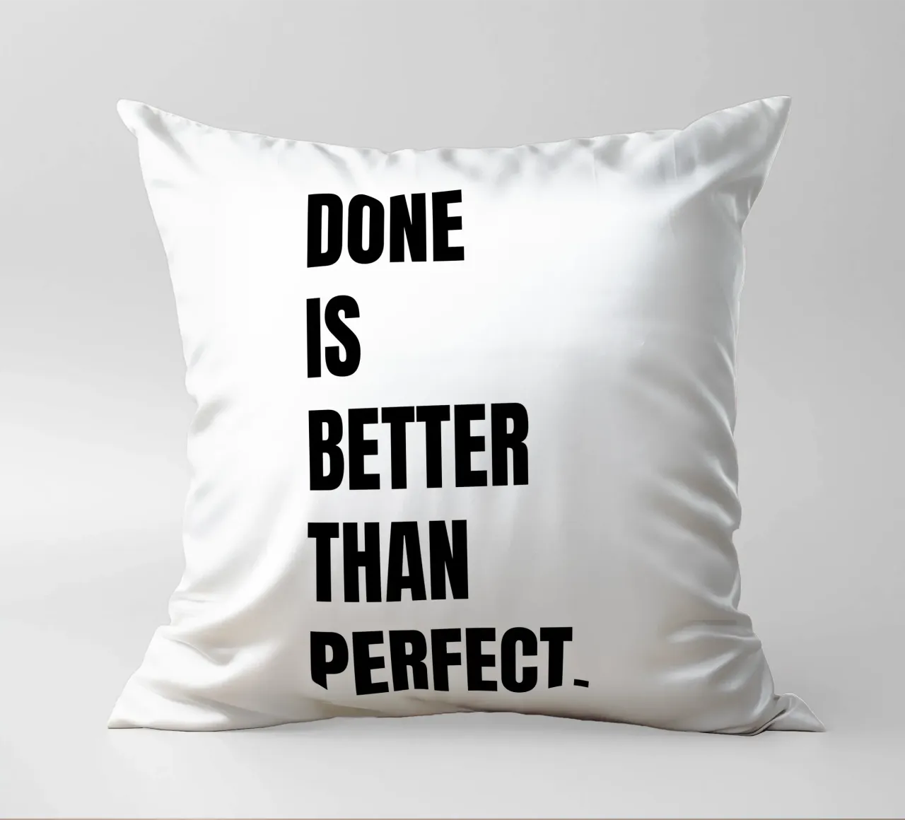 Done is better than perfect cuscino da RB-Quotes