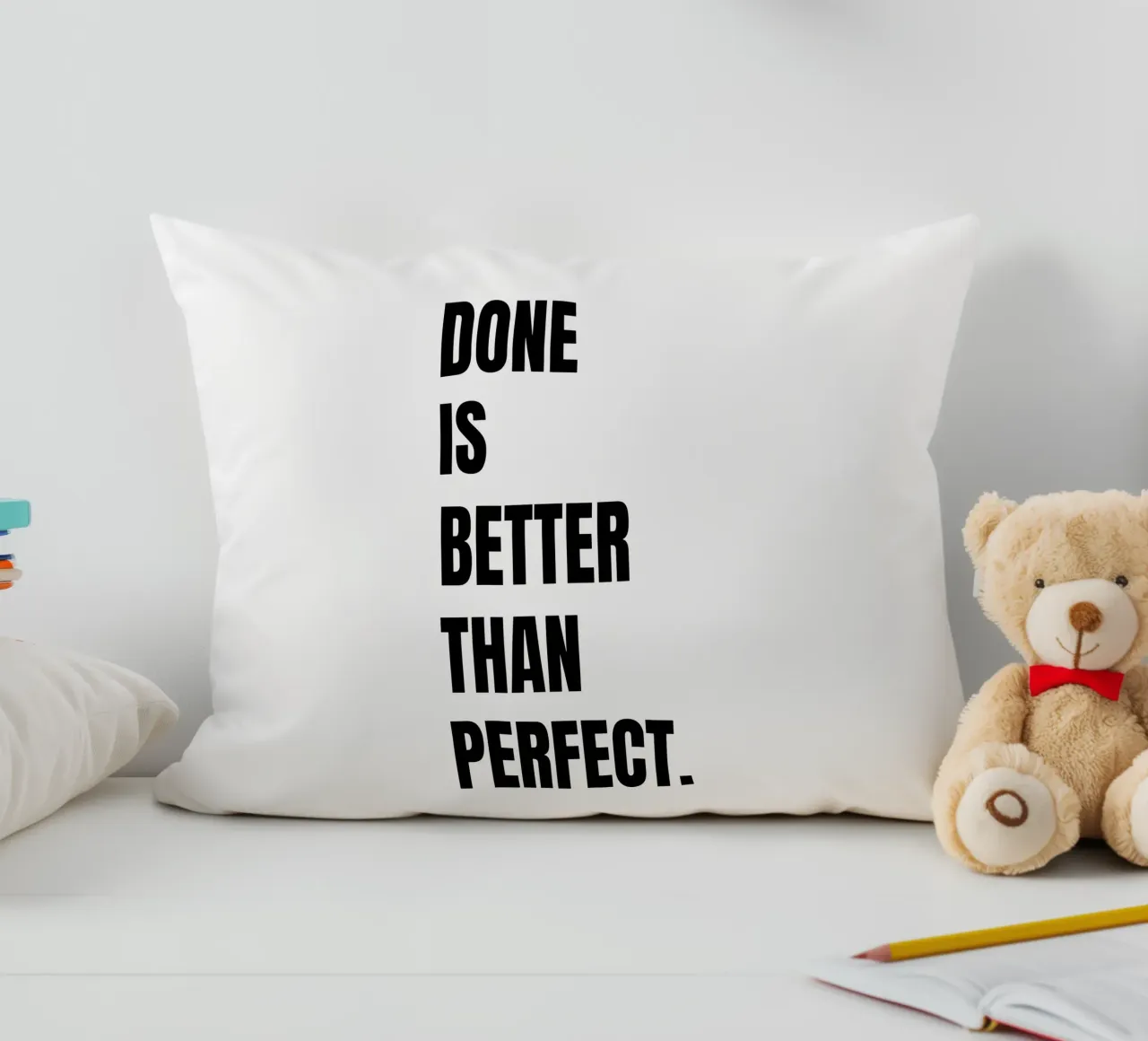 Done is better than perfect cuscino da RB-Quotes