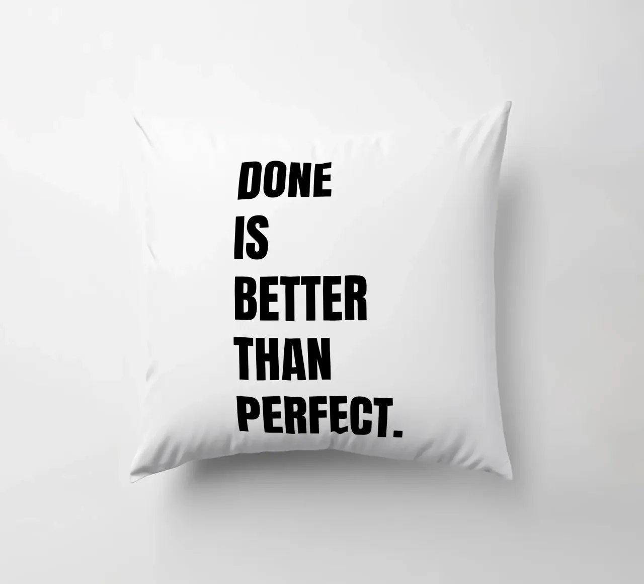 Done is better than perfect cuscino da RB-Quotes