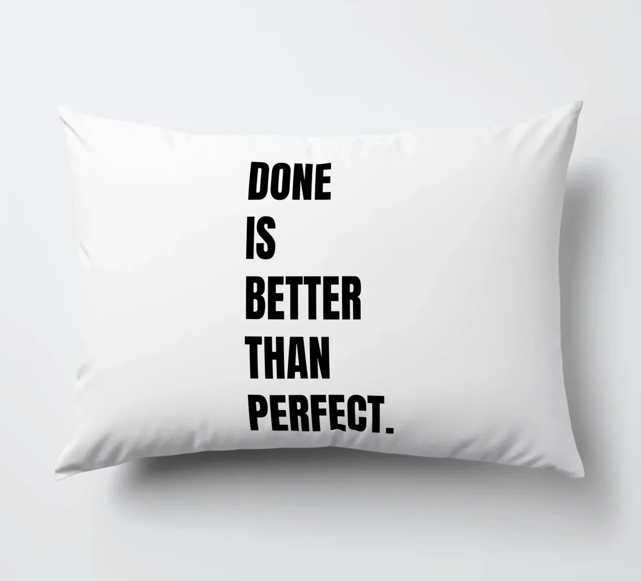 Done is better than perfect cuscino da RB-Quotes