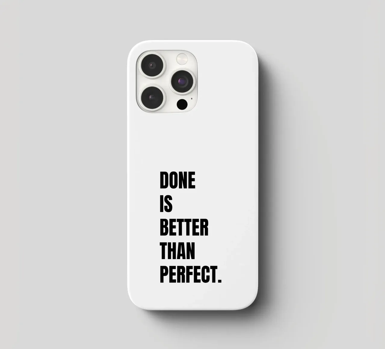Done is better than perfect cover iphone da RB-Quotes
