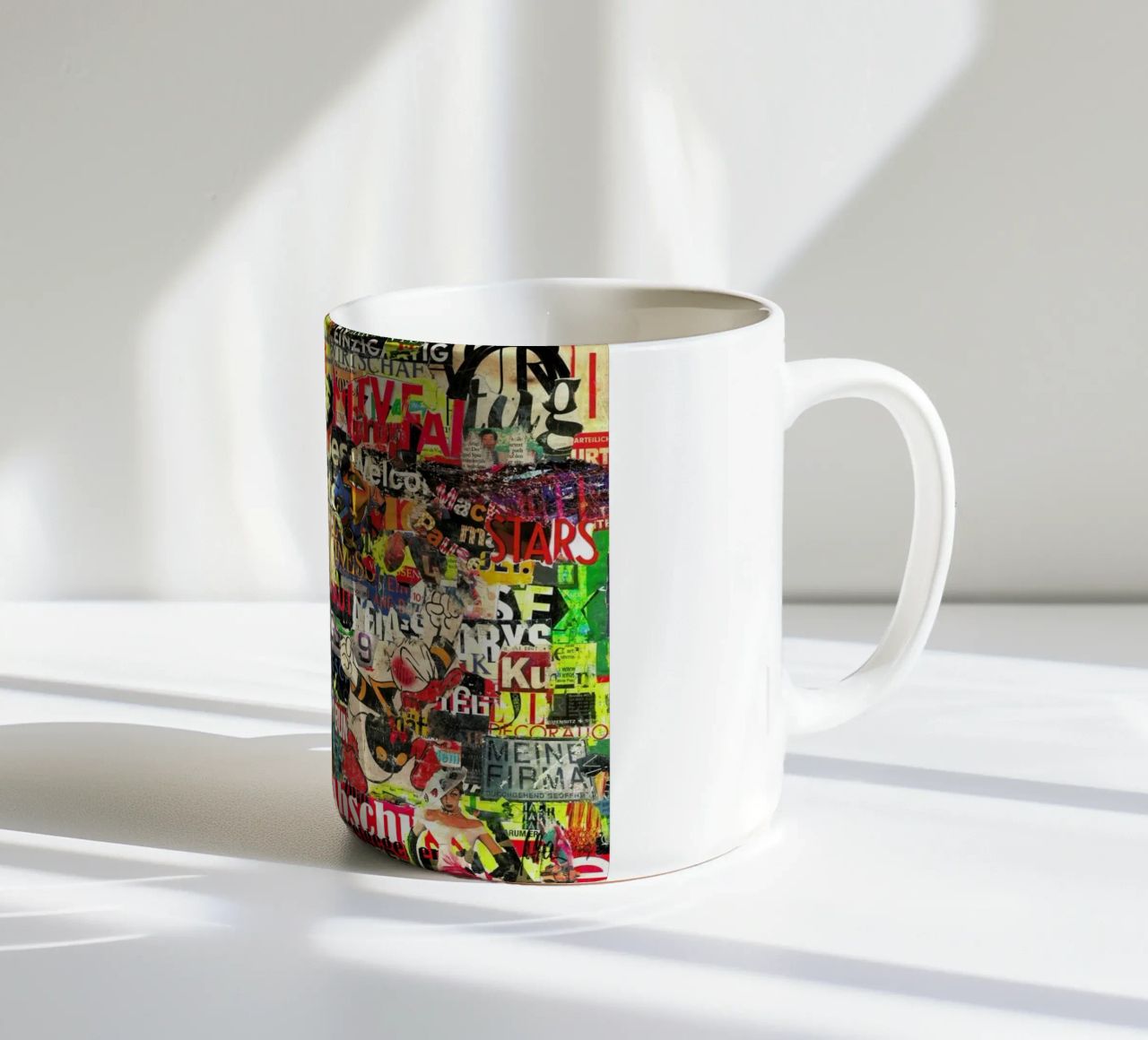Trashy, 2007 tazza in ceramica da Gothans Papierwelten