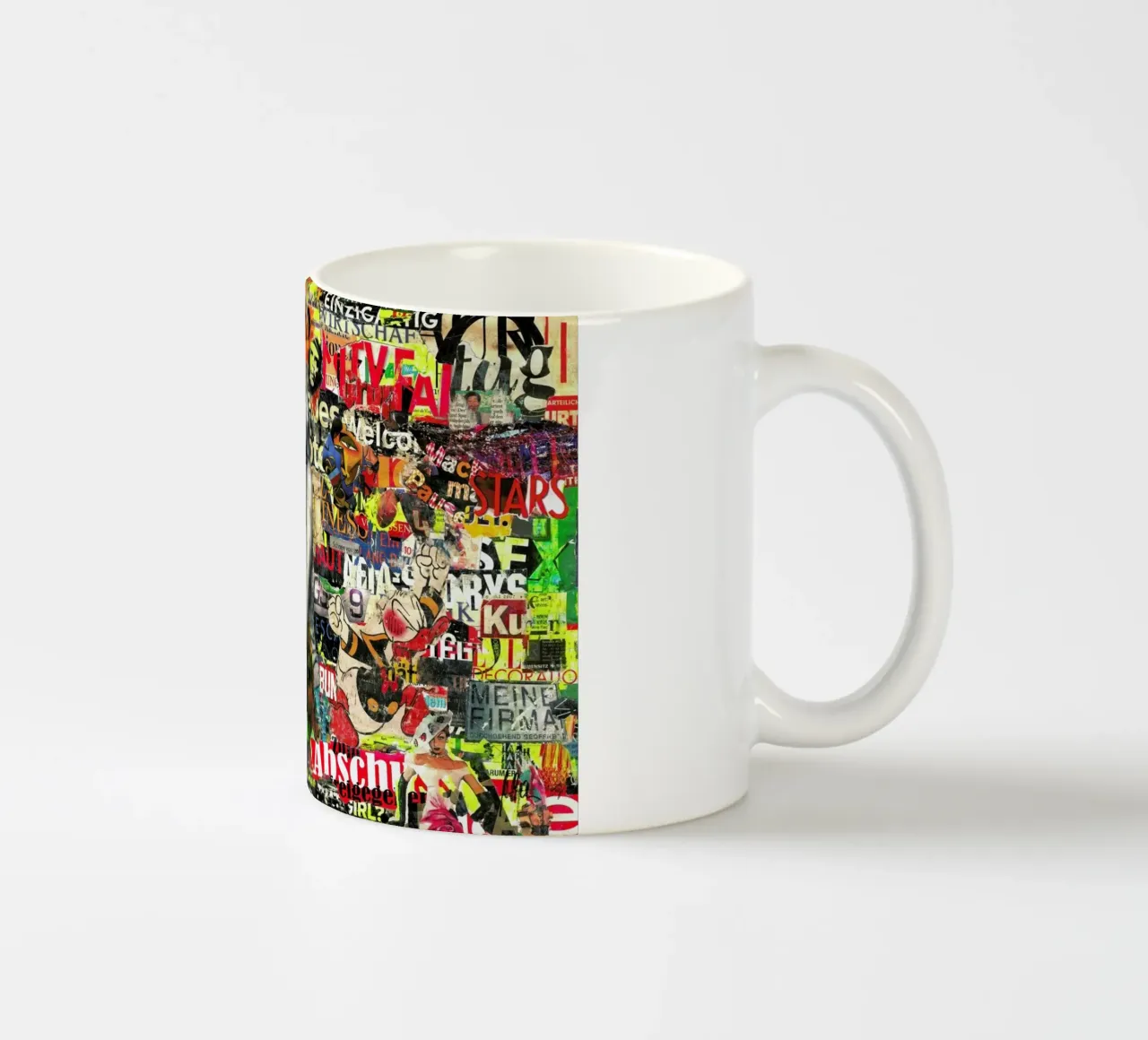 Trashy, 2007 Keramik Tasse von Gothans Papierwelten