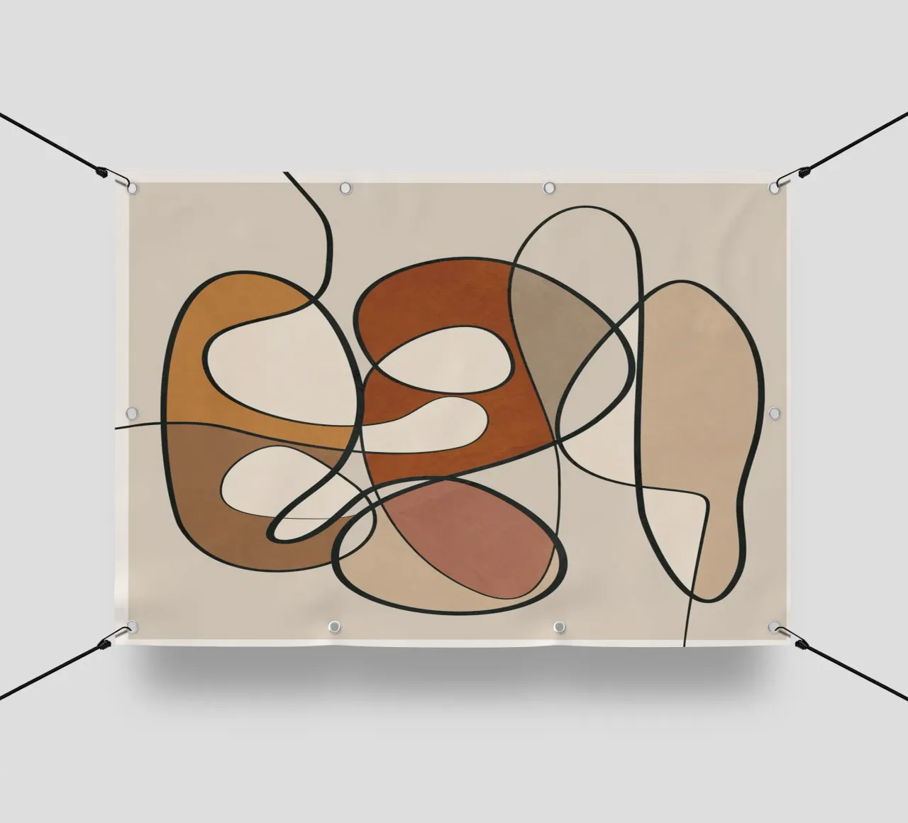 Abstract Line 01 telo in pvc da cityart